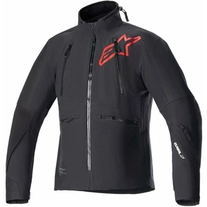 Alpinestars Hyde XT Drystar XF Jacket Black/Bright Red 2XL Giacca in tessuto