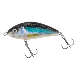 Salmo wobler fatso sinking 8 spotted holo smelt 8 cm