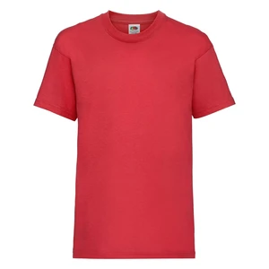 Red Fruit of the Loom Cotton T-shirt