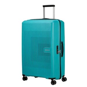 American Tourister Skořepinový cestovní kufr Aerostep L EXP 101,5/109 l - tyrkysová