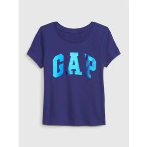 GAP Children's T-shirt with metallic logo - Girls