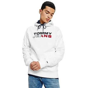 Tommy Jeans Sweatshirt - TJM ENTRY HOODIE white