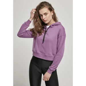 Ladies Short Terry Hoody Duskviolet