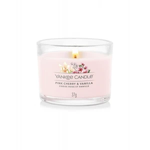 Yankee Candle Pink Cherry & Vanilla votivní svíčka glass 37 g