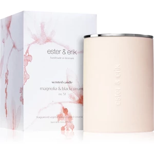 ester & erik scented candle magnolia & blackcurrant (no. 51) vonná svíčka 350 g