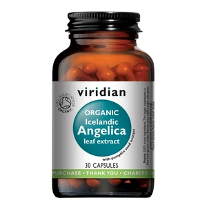 Viridian Icelandic Angelica Organic (Archangelika lekárska Bio) 30 kapsúl