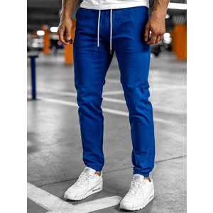 Pantaloni joggers albastru-cobalt Bolf 1145