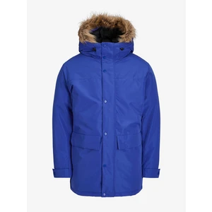 Blue Men's Winter Parka Jack & Jones Champ - Men