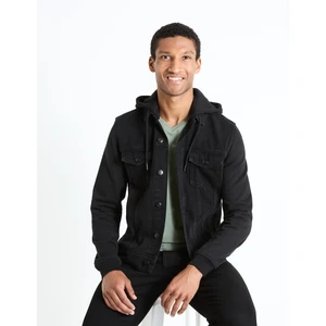 Celio Denim Hooded Jacket Fujersden - Men