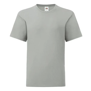 Grey children's t-shirt in combed cotton Fruit of the Loom