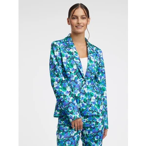 Orsay Green-Blue Ladies Floral Womens Jacket - Ladies