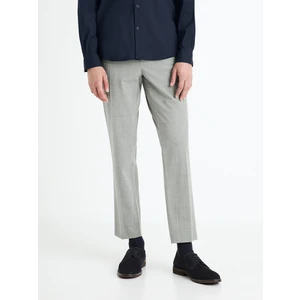 Celio Checkered Trousers Fonoel - Men