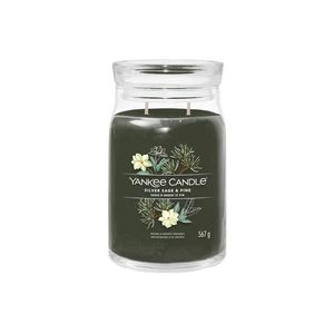 Yankee Candle Silver Sage & Pine vonná svíčka Signature 567 g