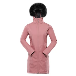 Women's softshell coat ALPINE PRO IBORA DUSTY ROSE