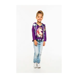 Mr. GUGU & Miss GO Unisex's Hoodie KH-K1641 Violet