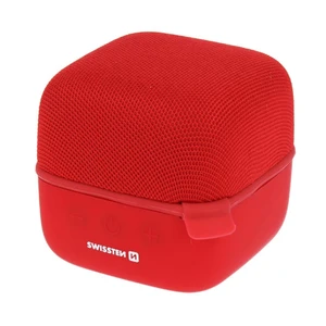 Bluetooth reproduktor SWISSTEN MUSIC CUBE, červená