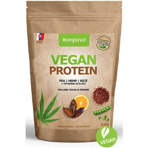 Kompava Vegan Protein Čokoláda-Pomeranč 525 g