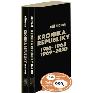 Kronika republiky 1918-1968, 1969-2020 - dárkový box (komplet) - Jiří Fidler