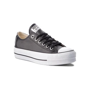 Plátěnky CONVERSE - Ctas Lift Clean Ox 561681C Black/Black/White