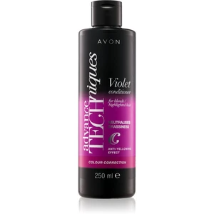 Avon Advance Techniques Colour Correction fialový kondicionér pre blond a melírované vlasy 250 ml