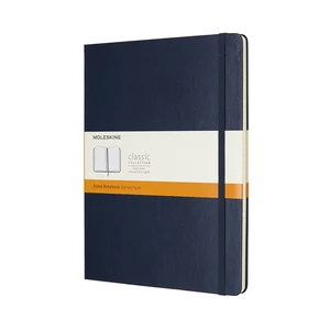 MOLESKINE Zápisník tvrdý linkovaný modrý XL (192 stran)