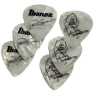 Ibanez 1000PG-PW Paul Gilbert Pick Set of 6 Pearl White