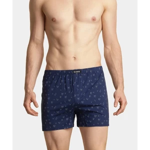 Pánské volné boxerky ATLANTIC 2Pack - černé/modré