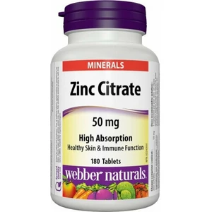 Webber Naturals Zinc 180 tabs Tablety