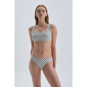 Dagi Bikini Top - Blue - Polka dot