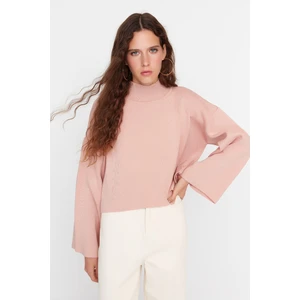 Trendyol Sweater - Pink - Regular fit