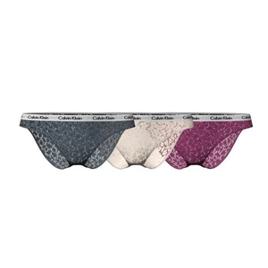 3PACK women's panties Calvin Klein multicolor