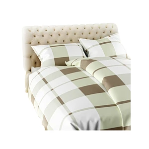 Edoti Checked flannel bedding A774