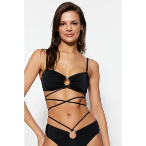 Trendyol Bikini Top - Black - Plain