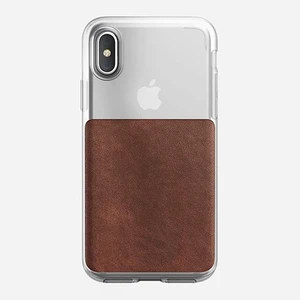 Nomad tok Clear CaseiPhone X/XS - Rustic Brown