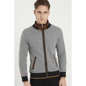 1021 DEWBERRY MEN'S SWEATSHIRT-DIAGONAL BLACK