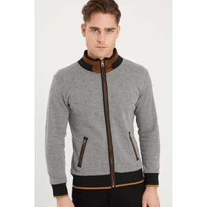 1021 DEWBERRY MEN'S SWEATSHIRT-DIAGONAL BLACK