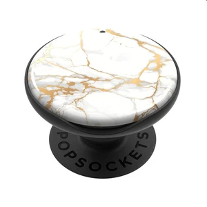 PopSockets univerzális tartó tükörrel PopMirror Stone White Marble