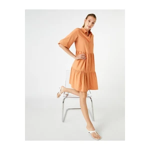 Koton Shirt Dress with Balloon Sleeves