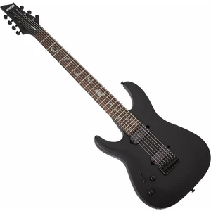 Schecter Damien-7 Left Handed Negru satinat