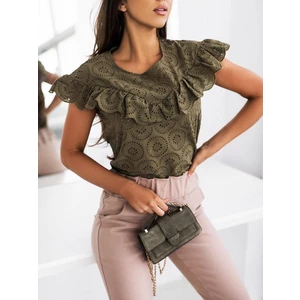 Khaki blouse Cocomore amgBL925a.R69