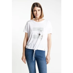 MONNARI Woman's T-Shirts Women's T-Shirt With Decorative Panel