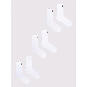 Yoclub Kids's 3Pack Girl's Knee-High Socks SKA-0097G-AA0B