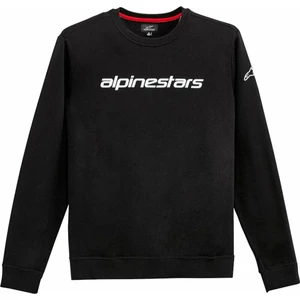 Alpinestars Linear Crew Fleece Black/White XL Mikina