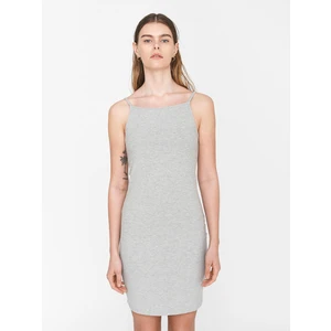 Light Gray Ribbed Sheath Dress Noisy May Edda - Women