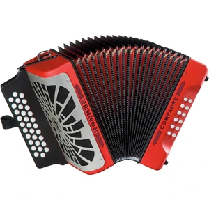 Hohner Compadre GCF Czerwony Akordeon diatoniczny