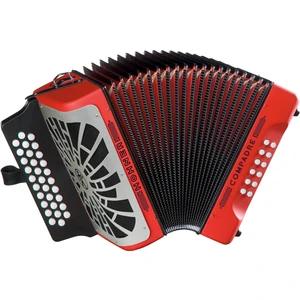 Hohner Compadre GCF Rot Diatonisches Akkordeon