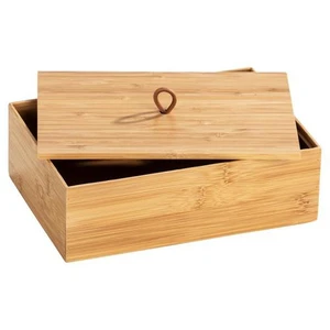 Bambusový box s vekom Wenko Terra, šírka 22 cm