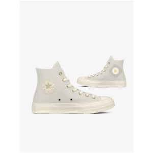 Light Grey Women's Ankle Sneakers Converse Chuck 70 - Women