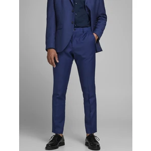 Blue Suit Slim Fit Pants with Admixture Wool Jack & Jones Solaris