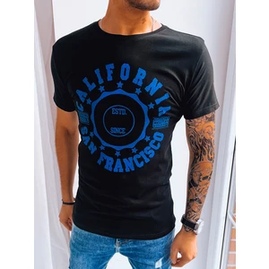 Men's T-shirt with black print Dstreet